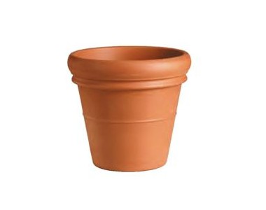 Flowerpot with double border