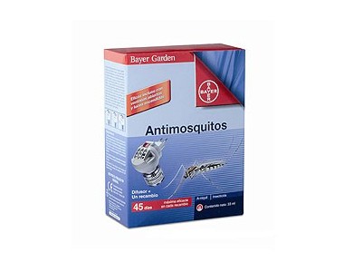 Difusor antimosquitos eléctrico 33 ml.