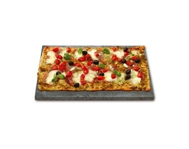 Pedra rectangular pizzes per barbacoes gas